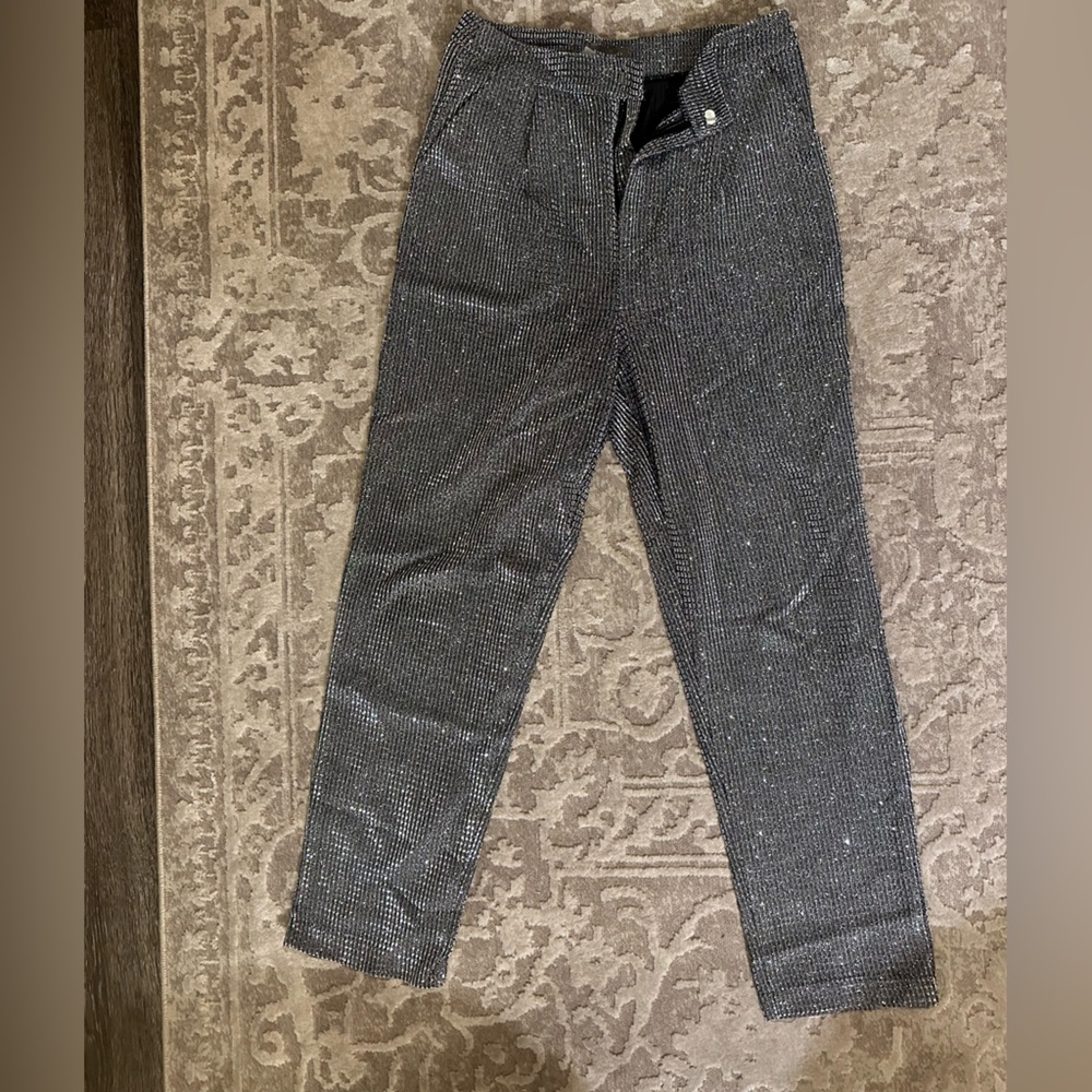 Sparkly Silver Pants